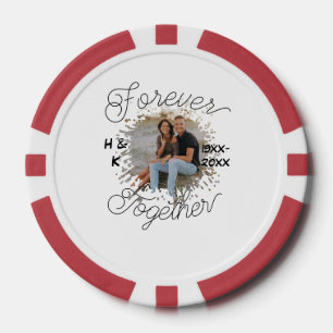 VERJAARDAG FOTO VAN KOPPEL JOARTIMMER VOOR ALTJD POKER CHIPS