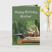 Verjaardag Fun No Candles No Birthday Over the Hil Kaart (Gele Bloem)