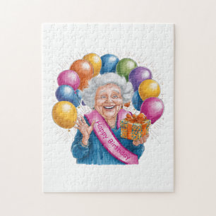 Verjaardag Funny Nana Legpuzzel