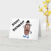 Verjaardag - Funny Potato Person Speelgoed - Blank Kaart (Gele Bloem)