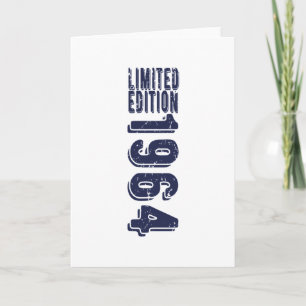 Verjaardag geboren in 1964 Limited Edition Kaart