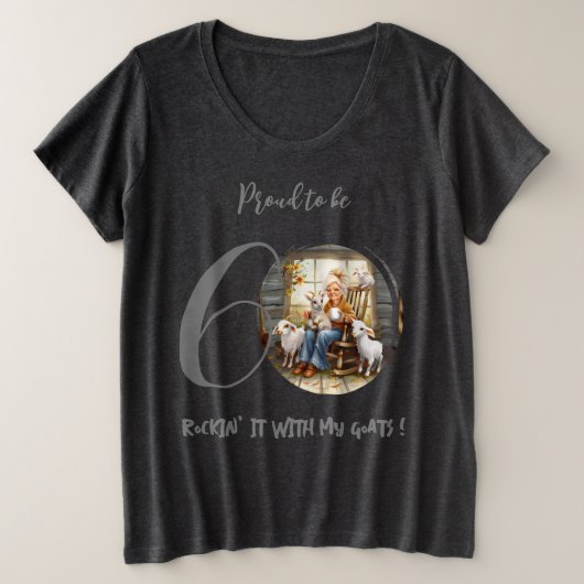 Verjaardag Geit Shirt voor Oma (Design voorkant)