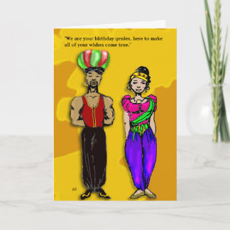 Verjaardag Genies Kaart
