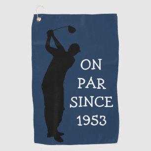 Verjaardag Golfer Grappig 70ste gelukkige Vader Ma Golfhanddoek