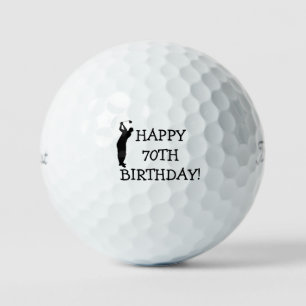 Verjaardag Golfer Grappig 70ste verjaardag gelukki Golfballen