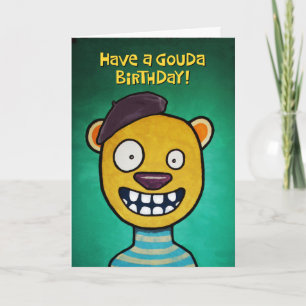 Verjaardag "Gouda" Kaart