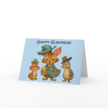 Verjaardag Grappige Cute Cartoon Dier Levering