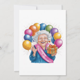 Verjaardag Grappige Nana Kaart