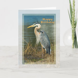 Verjaardag, Great Blue Heron Bird Kaart