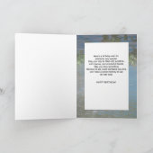 Verjaardag, Great Blue Heron in Lake Kaart (Binnen)