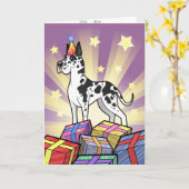 Verjaardag Grote Deen Kaart (Gele Bloem)