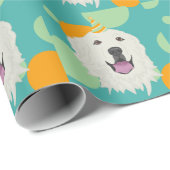  verjaardag Grote Pyreneeën Cadeaupapier (Rol Hoek)