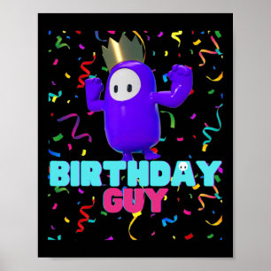 Verjaardag Guy Leuk Populair Videospel Thema Verja Poster