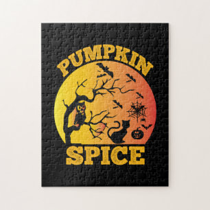 Verjaardag Halloween Antieke Pompoen Specerijen Legpuzzel