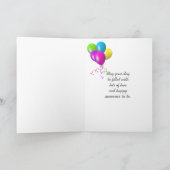 Verjaardag Hart Reflectie Kaart (Binnen)