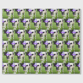 Verjaardag Heifer Holstein Koe Cadeaupapier (Vlak)