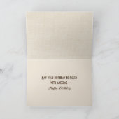 Verjaardag Herfst Fawn In Een Pompoen Patch Kaart (Binnen)