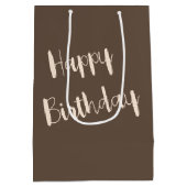 Verjaardag Herten Jager Met Geweer Medium Cadeauzakje (Achterkant)