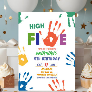 Verjaardag High Five Jongen Kaart