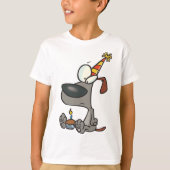 Verjaardag hond jongens t-shirt (Voorkant)