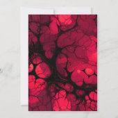 Verjaardag Horror Halloween Party Kaart (Achterkant)