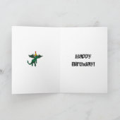 Verjaardag Humor Draken Wenskaart voor kinderen Kaart (Binnen)