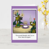 Verjaardag Humor Draken Wenskaart voor kinderen Kaart (Gele Bloem)