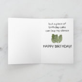 Verjaardag - Humorous Kaart (Binnen)
