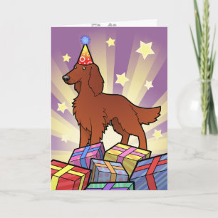 Verjaardag Iers / Engels / Gordon / R&W Setter Kaart