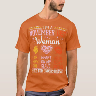 Verjaardag IM Een November 1957 Vrouw 63 Jaar Bran T-shirt