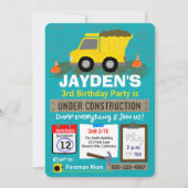 verjaardag in aanbouw kaart (Voorkant)