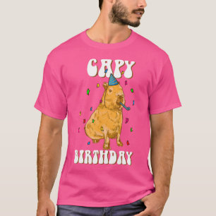 Verjaardag in Capy Funny Capybara T-shirt