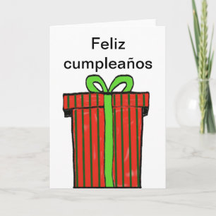 Verjaardag in de Spaanse Kaart