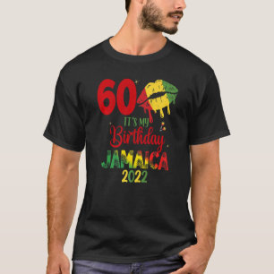 Verjaardag Jamaica Meisje 30e 50e Feest Uitrusting T-shirt