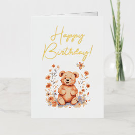 Verjaardag Je Wordt Oneindig Liefgehad Folie Wenskaart