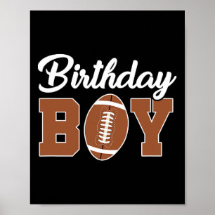 Verjaardag Jongen Football Verjaardag Party Famili Poster