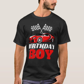 Verjaardag Jongen Race Verjaardag Racing Driver Th T-shirt