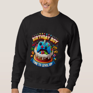Verjaardag Jongen Tijd om Level Up Happy Birthday Trui