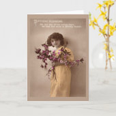 verjaardag kaart (Gele Bloem)