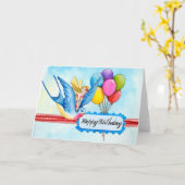 Verjaardag Kaart (Gele Bloem)