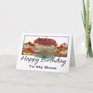 Verjaardag Kaart - Aan mijn baas - Business Birthd
