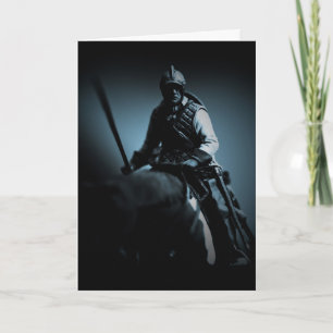 Verjaardag Kaart - Border Reivers te paard