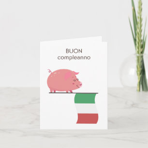 Verjaardag Kaart – Buon compleanno