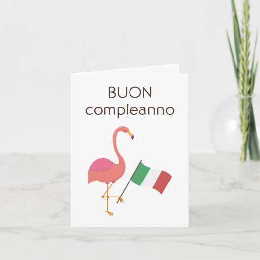 Verjaardag Kaart – Buon compleanno (Voorkant)