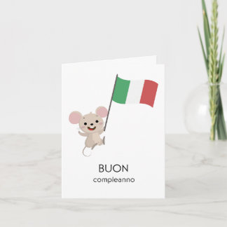 Verjaardag Kaart – Buon compleanno
