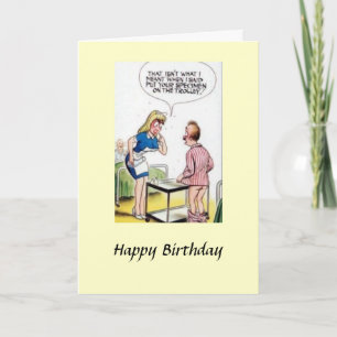 Verjaardag Kaart - Comic, Hospital, Humor