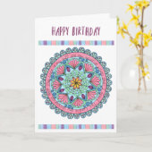 Verjaardag Kaart Dag 1 (Gele Bloem)