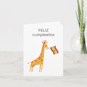 Verjaardag Kaart – Feliz cumpleaños