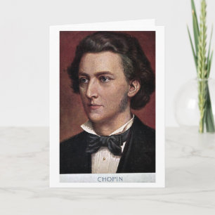 Verjaardag Kaart - Frederic Chopin