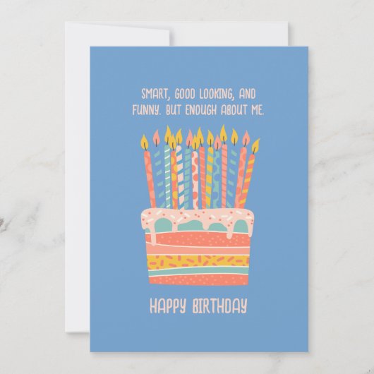 Verjaardag Kaart Grappige verjaardagskaart voor op (Voorkant)